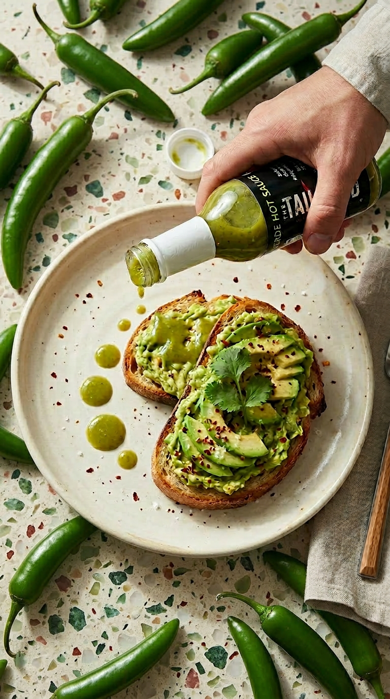 Verde Sauce: Jalapeno, Serrano and Tomatillo Mild Green Sauce - Image 3