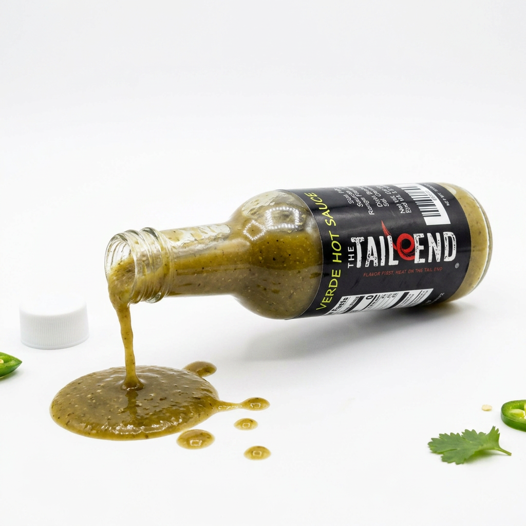 Verde Sauce: Jalapeno, Serrano and Tomatillo Mild Green Sauce - Image 2
