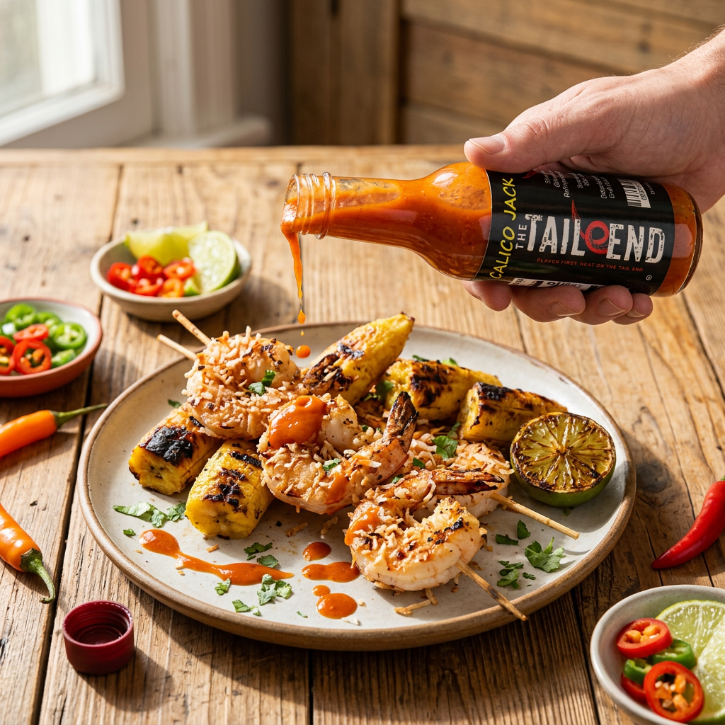 Calico Jack: Zesty Caribbean-Style Red Habanero Mustard Sauce - Image 3