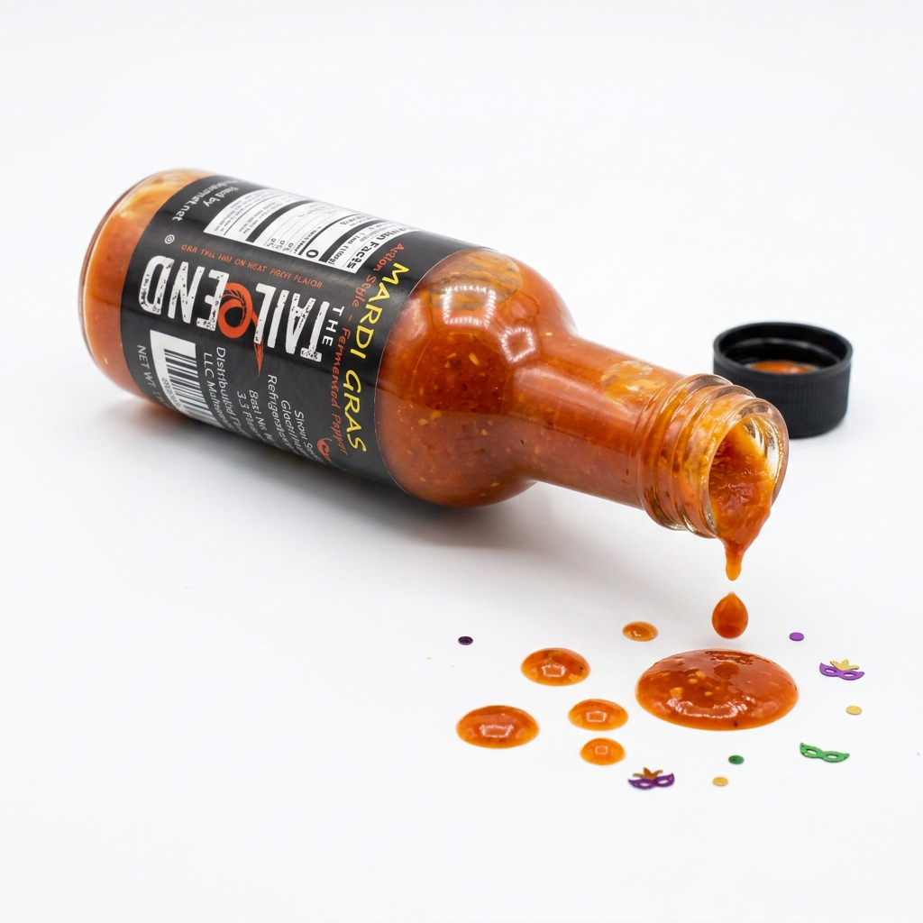 Mardi Gras: Fermented Red Habanero and Scotch Bonnets Medium Sauce - Image 2