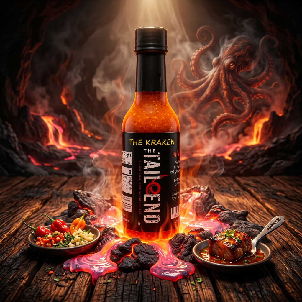 The Kraken: Fermented Blended Super-Hot Pepper Sauce - Image 3